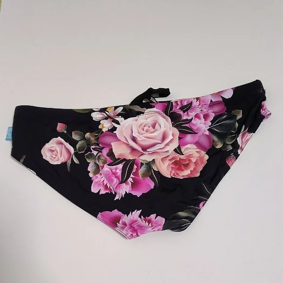 TIMOTEO Floral Men's Swim Briefs Sz XL - Picture 2 of 6